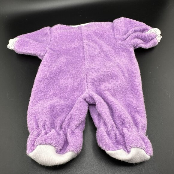 Cabbage Patch Kids Coleco 1987 Purple White Sleeper Vtg Terry Cloth Small READ - Picture 5 of 11